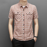 Summer Cotton Men's New in Shirt Slim Fit