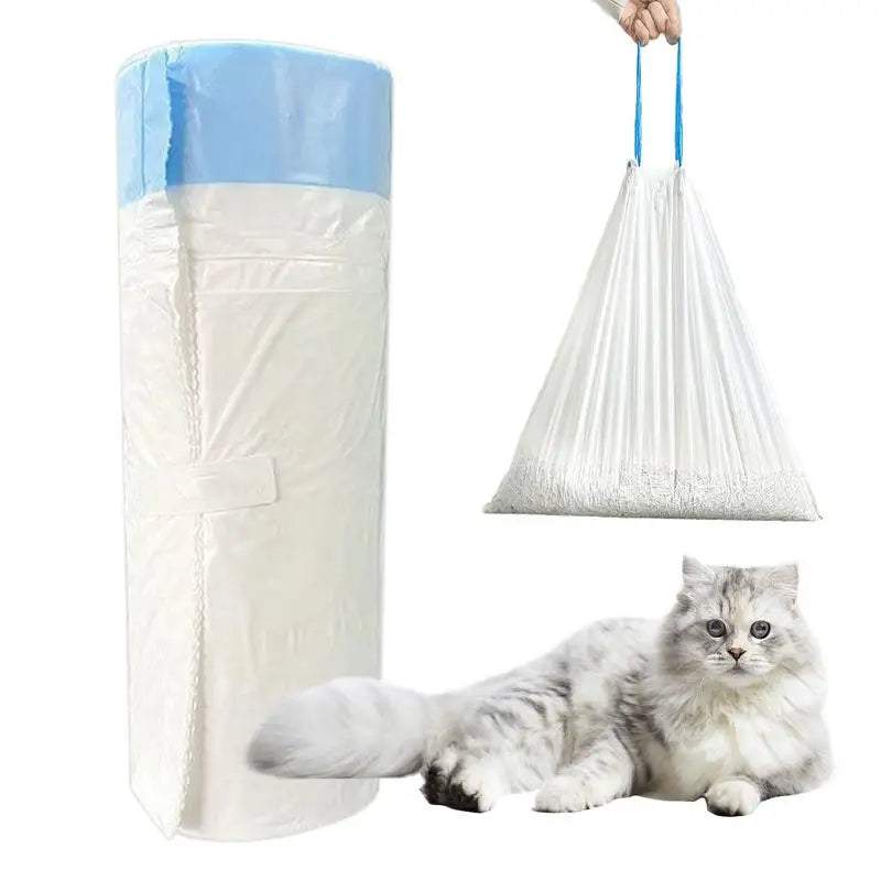 15pcs Cat Waste Box Liners Pet Garbage Bag