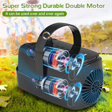 Bubble machine portable fully automatic support plugin or