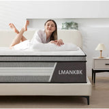 Full Mattress, 10 Inch Hybrid Mattress in A