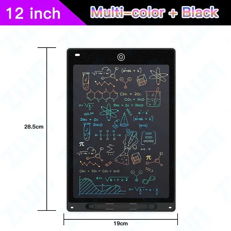 6.5/8.5/10/12/16/19In LCD Drawing Board Writing Tablet Digit Magic