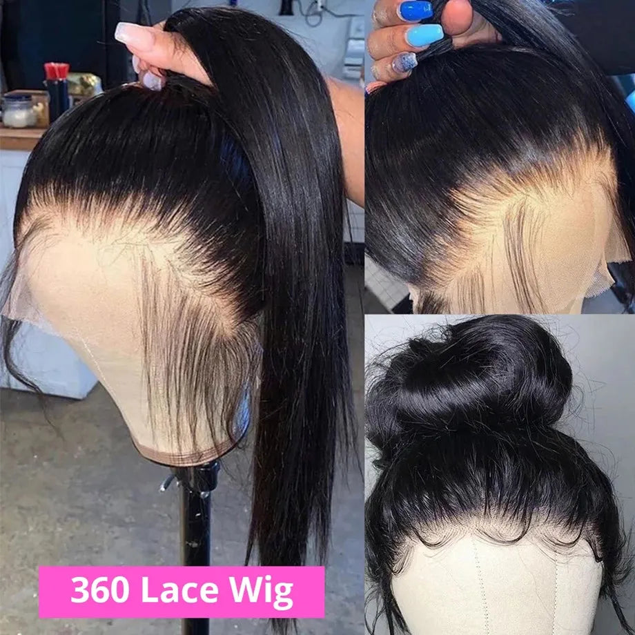 Straight Lace Front Wigs Human Hair 13x4 13x6