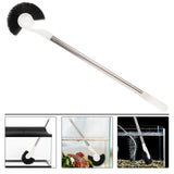 Fish Tank Brush Scrub Aquarium Glass Cleaner Scraper