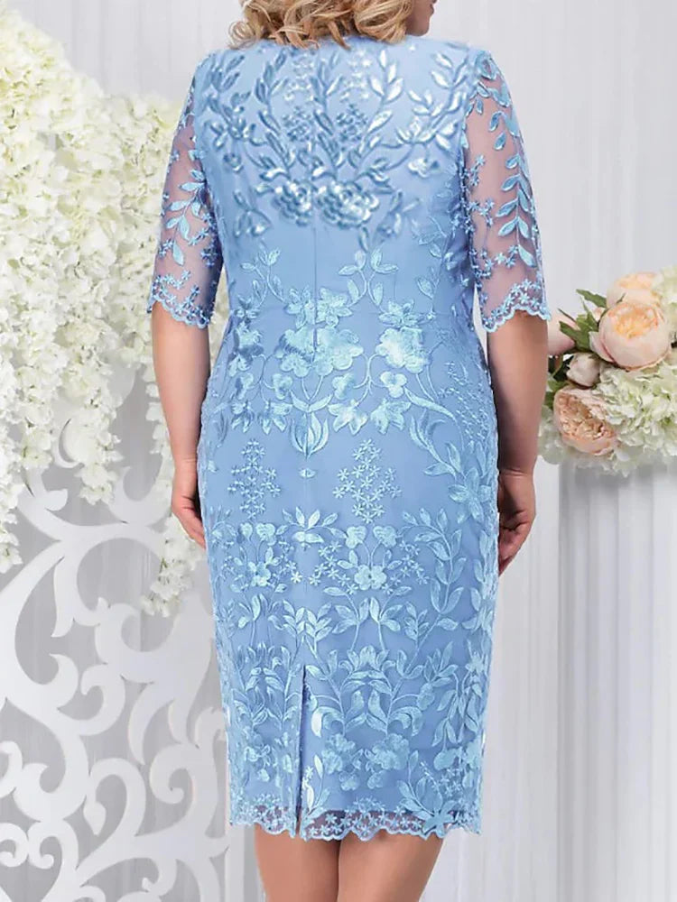 Plus Size Party Dress for Wedding Guest Luxury