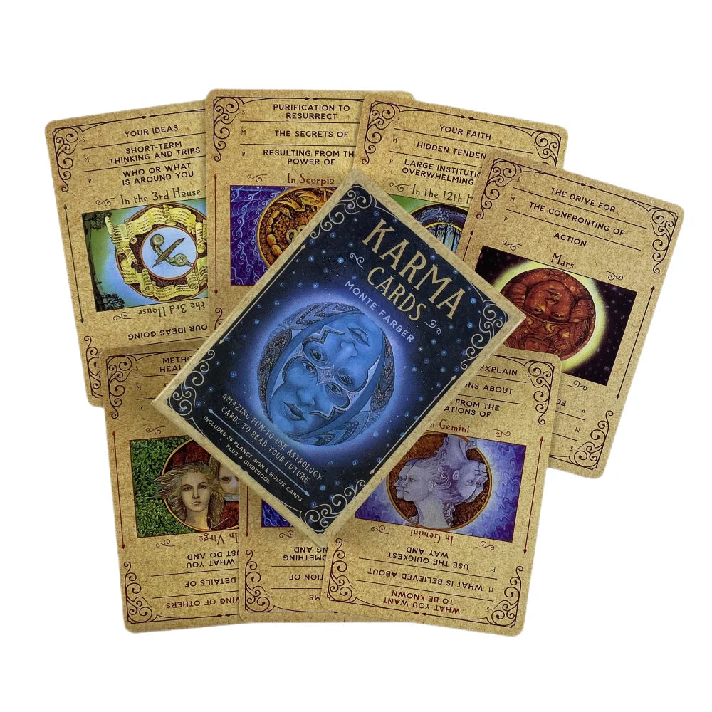 Mystical Lenormand Oracle Cards Tarot Divination Deck English