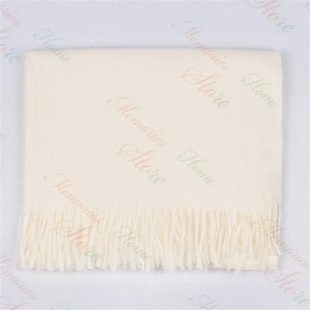 Personalised Embroidered Scarf with Initials or Name Wedding