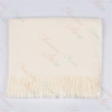 Personalised Embroidered Scarf with Initials or Name Wedding