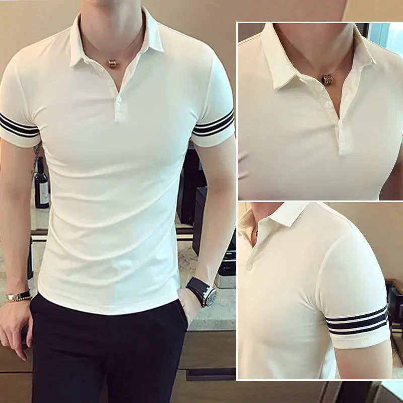 Short Sleeve Shirt for Men 2023 New Solid