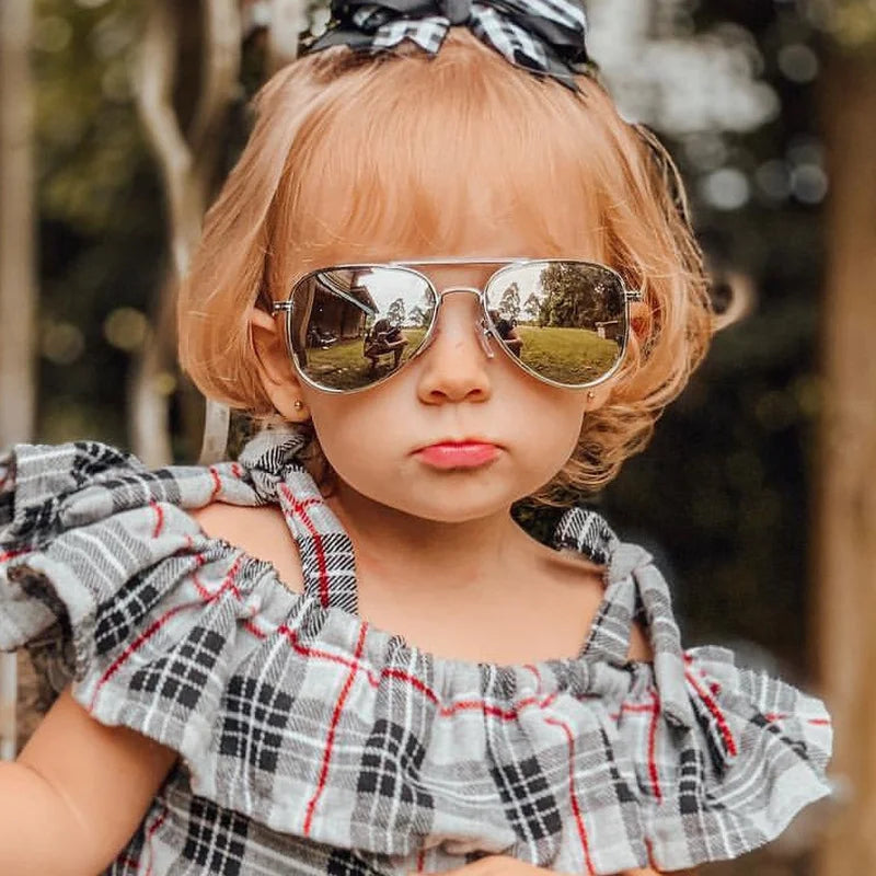 HKNA Lovely Oval Sunglasses for Girls/Boys 2022 Colorful