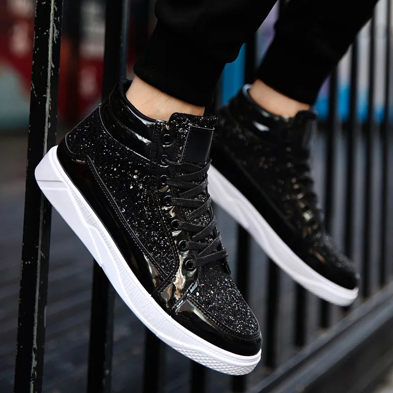 2020 Fashion Men High Top Sneakers Male Ankle
