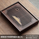 Coffeeware Teaware Tea Tray Portable Plate Vintage Big