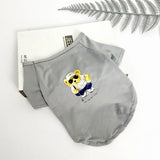 New Summer Dog Clothing Thin Breathable Handsome T-shirt