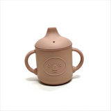 Children's Silicone Cup with Lid Learning Drinking Cup