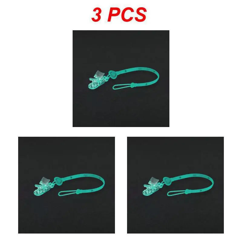 1~10PCS Nipple Anti-falling Chain Elastic Pacifier Clip Baby