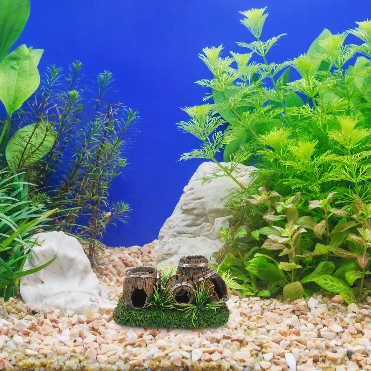 Aquarium Decor Brine Shrimp Hatchery Barrel Hideout Fish