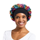 New Women's Laser Satin Bonnet Night Sleep Hat