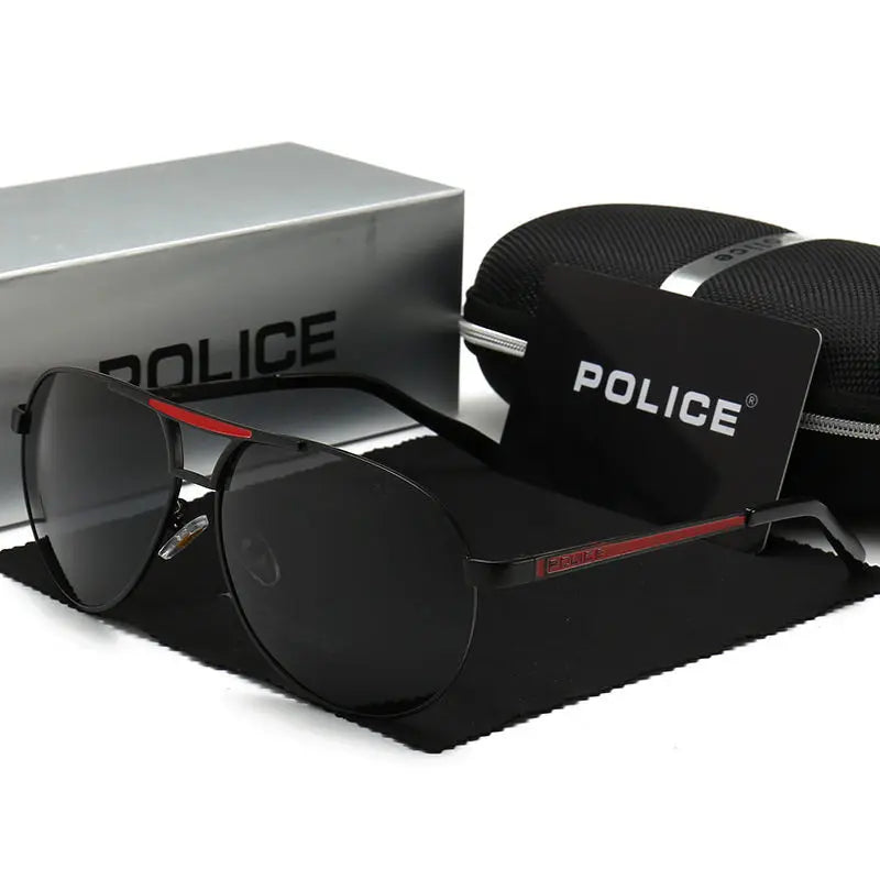 Luxury Brand POLICER Driving Sunglasses Men Polarized Sun