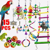 Combination Parrot Bird Toys Accessories Articles Parrot Bite