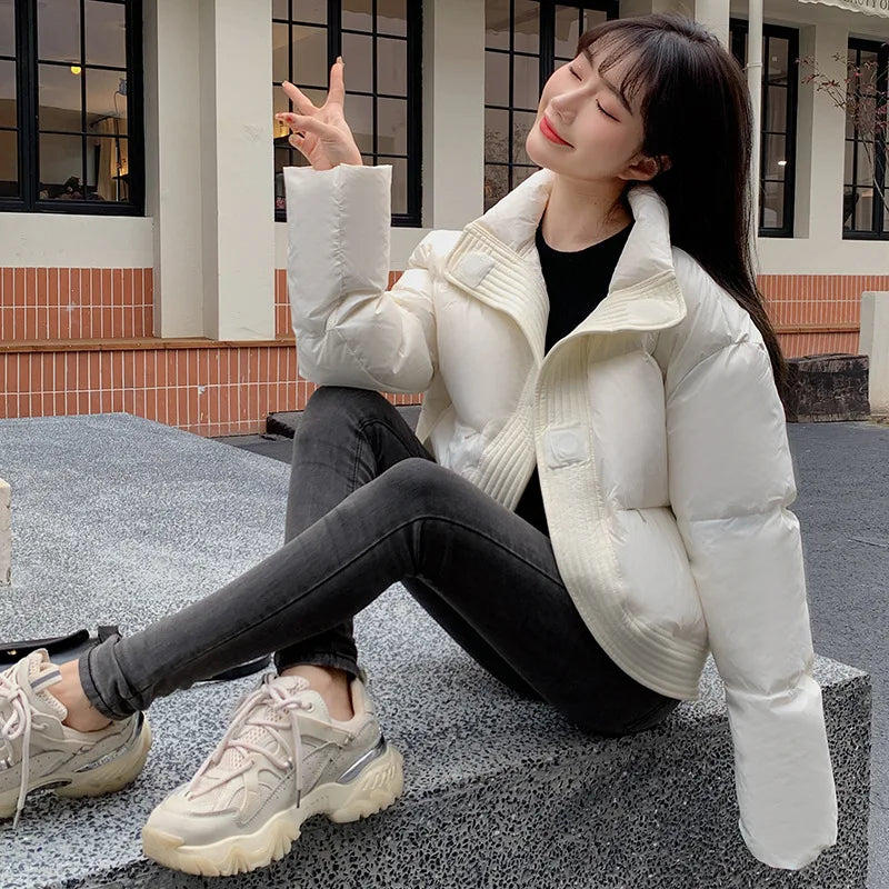 2023 Winter Down Cotton Jacket Women Parka Puffer