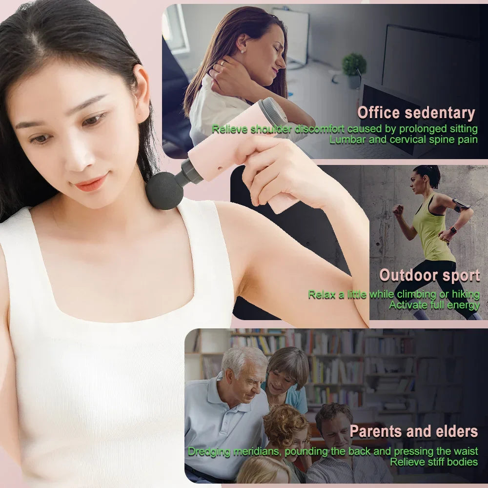 Fascia Massge Gun Vibration Deep Tissue Muscle Relaxation