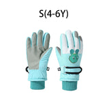 Cartoon Kids Gloves Thickened Warm Winter Ski FiveFinger