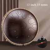 Hluru Glucophone Steel Tongue Drum 12 Inch 13