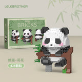 Mini 3D Animal Huahua Panda Building Blocks Model