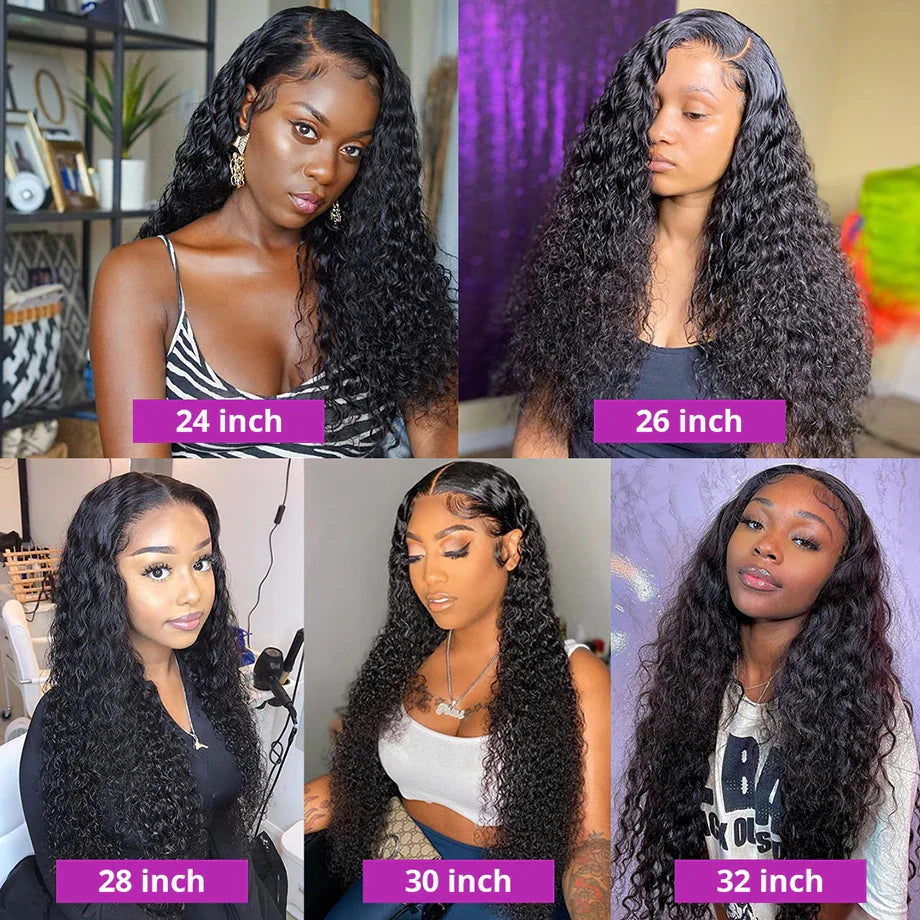 Curly Human Hair Wig 13x4 360 Hd Deep