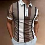 Summer new men's casual short-sleeved Polo shirt office