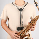 Miwayer Saxophone Shoulder Harness Holder Comfortable Sax Neck