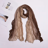 180x90cm Women Patchwork Scarf Muslim Crinkle Hijab Headwraf
