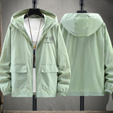 Hooded Light Jacket Men 2023 Summer Sun Protection