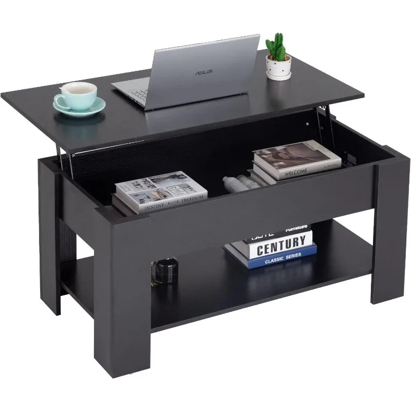 FDW Lift Top Coffee Table with Hidden Compartment