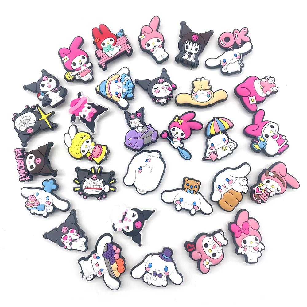 30kinds of Aoger Sanrio Shoe Charms for Clogs