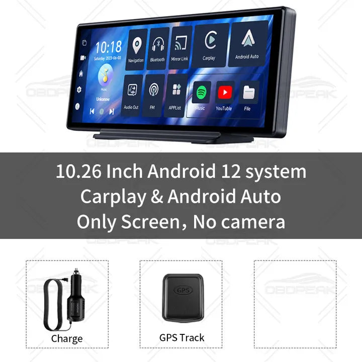 T30 10.26 AI Screen Dash Cam Android 12