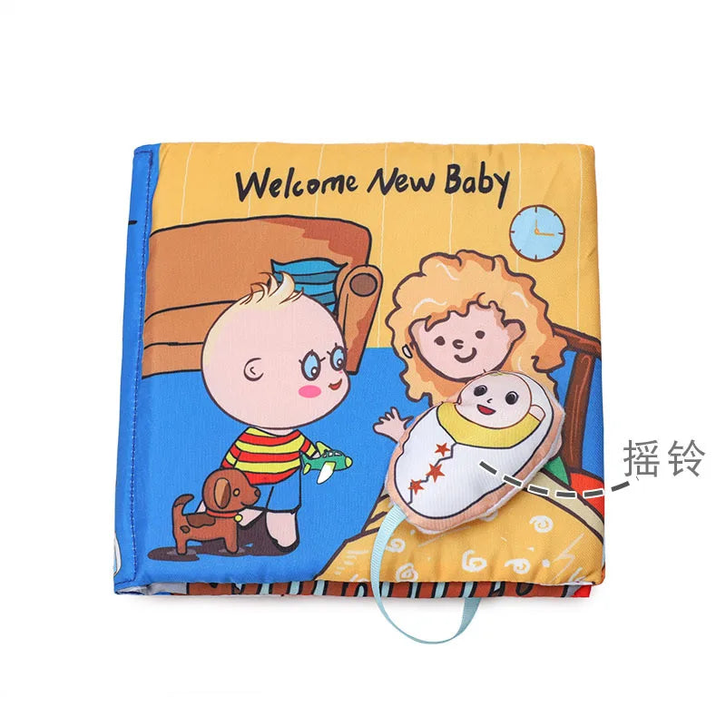 Infant Baby Cloth Book Bath Potty Baby Book
