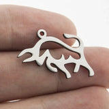 10pcs I Love My Cat Dog Animals Stainless