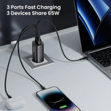 65W GaN USB Type C Charger PPS QC4.0