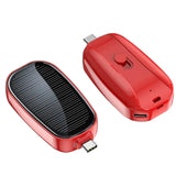 1200mah Mini Power Bank Solar Portable Slim Powerbank