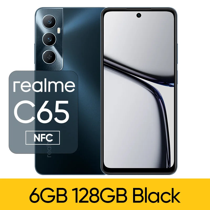 Russian Version realme C65 Smartphone Helio G85 Octa-Core