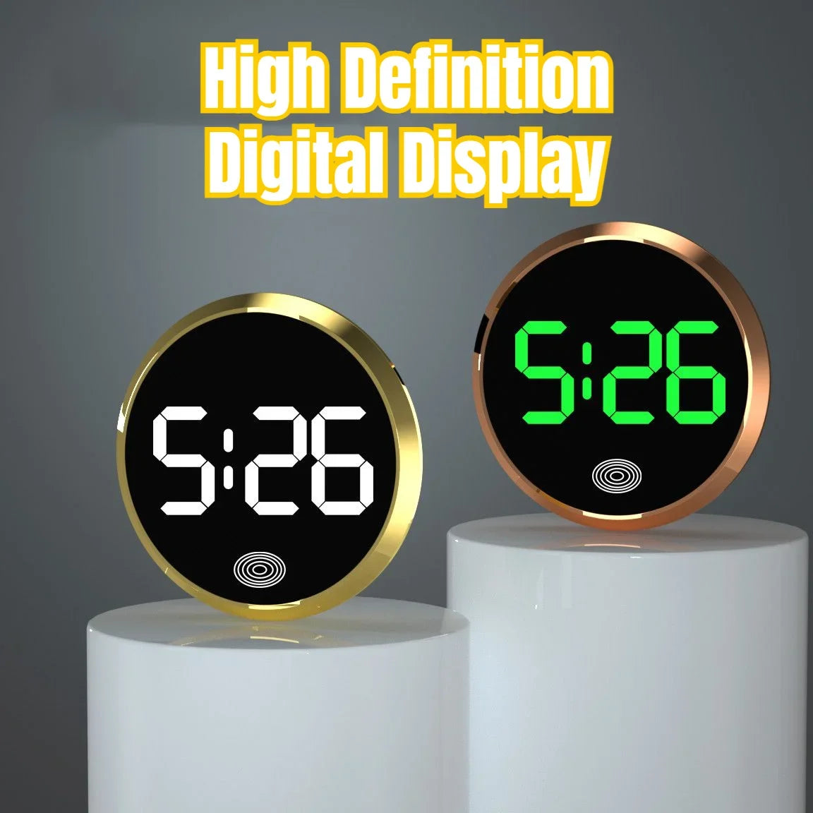 ATsafepro Touchscreen Digital Car Clock