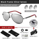 CLLOIO Men Classic Aluminum Polarized Sunglasses Women Driving