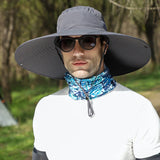 Big Head Size Fishing Hat for Men's Summer