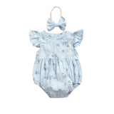 Newborn Baby Girls Rompers Ruffle Cotton Baby Girl