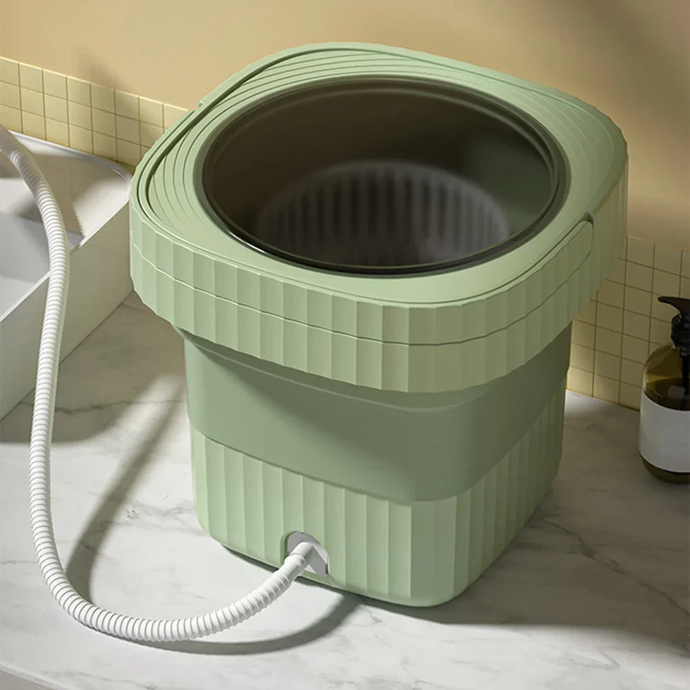 6L Portable Foldable Washing Machine Mini Underwear Sock