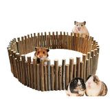 Hamster Cage Fence Guinea Pig Wood Climbing Bridge