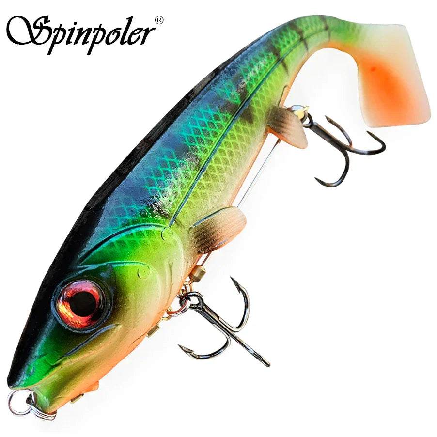 Spinpoler Big Fish Soft Fishing Lure With Stinger