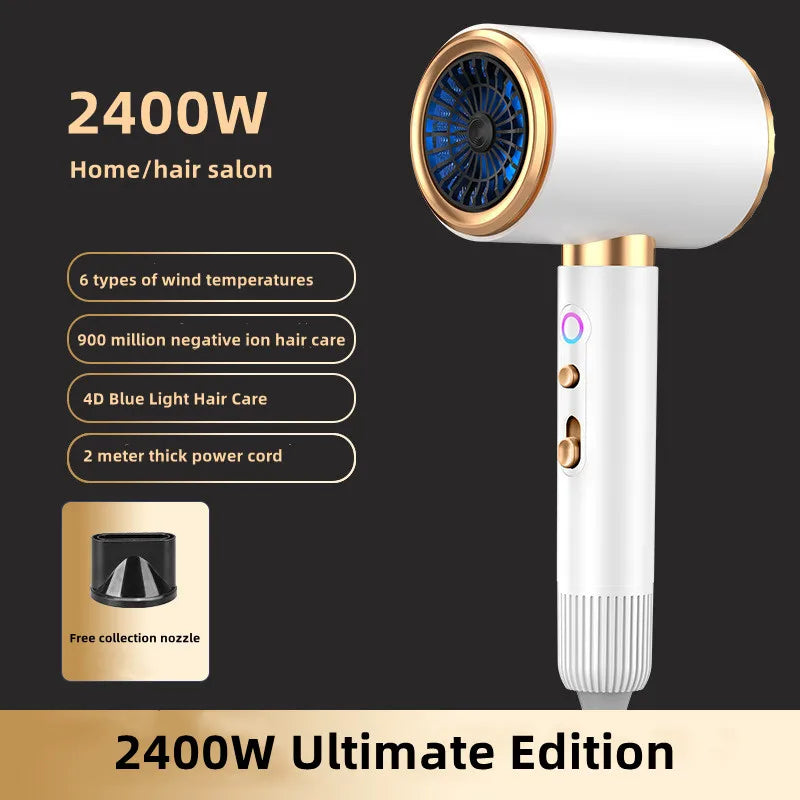 Hot Selling HighSpeed Hair Dryer 2400W HighPower Silent