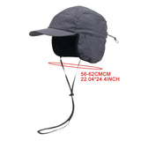 Adjustable Men's Winter Hats Lightweight Waterproof Warm Fleece