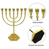 7 Branch Menorah Candle Holder Jerusalem Temple 12